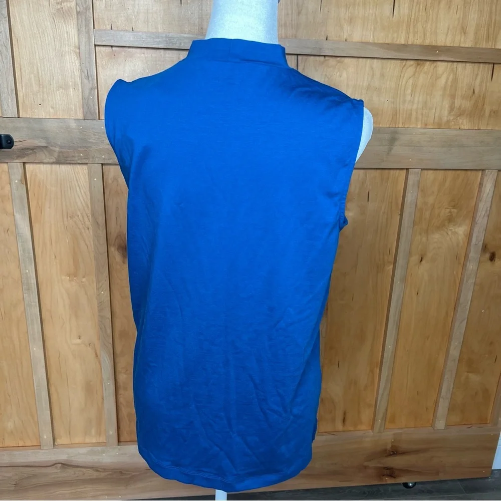 Land’s End NWT Blue Sleeveless Women's Top | Size Small - Picture 4 of 7